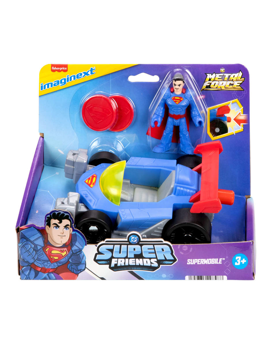 Set figuras acción articulada DC Super Friends Superman 4