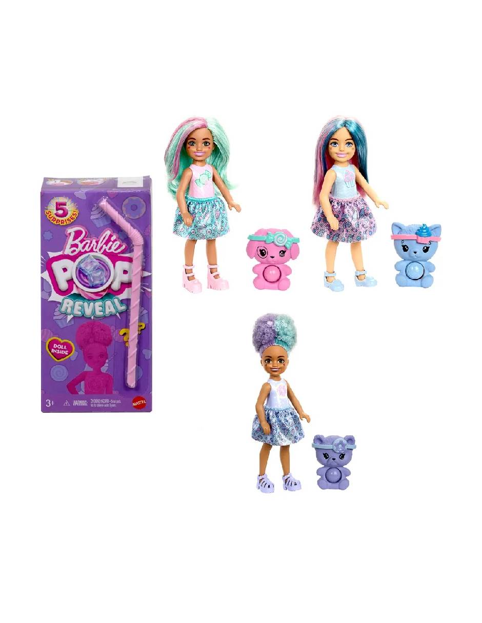 Muñeca clasica barbie pop reveal