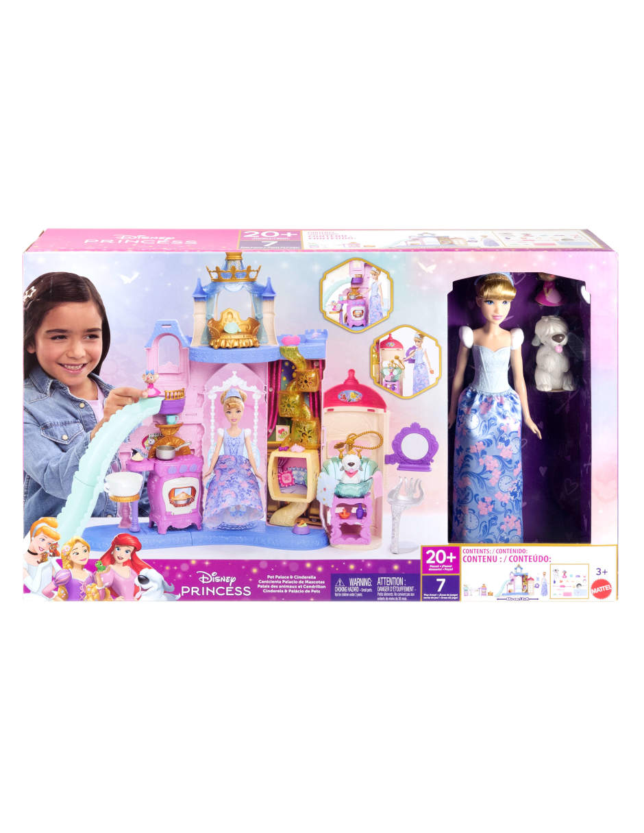 Casa para muñeca Disney Princesas Cenicienta Palacio de Mascotas