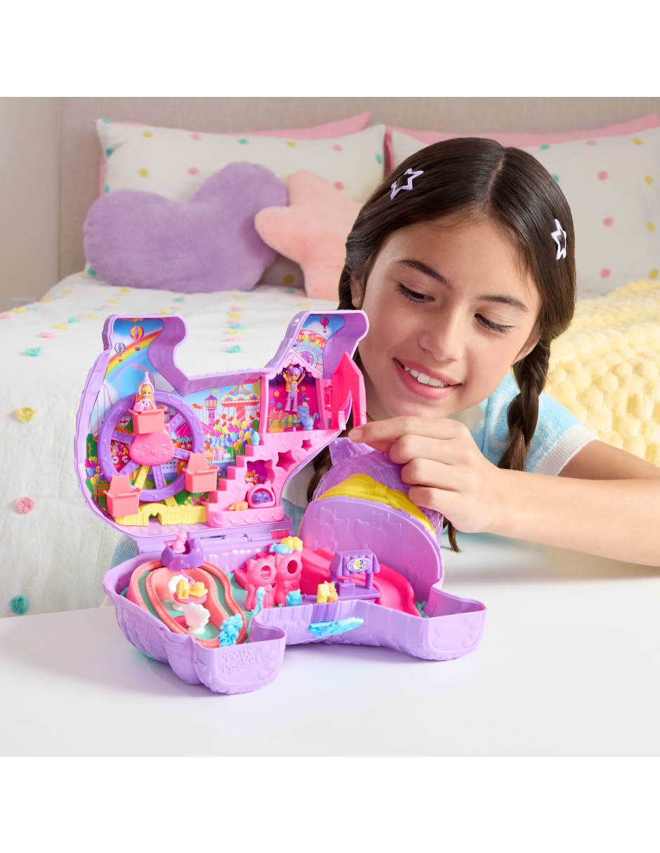 Muñeca Polly Pocket cCompacto piñata gatito 5