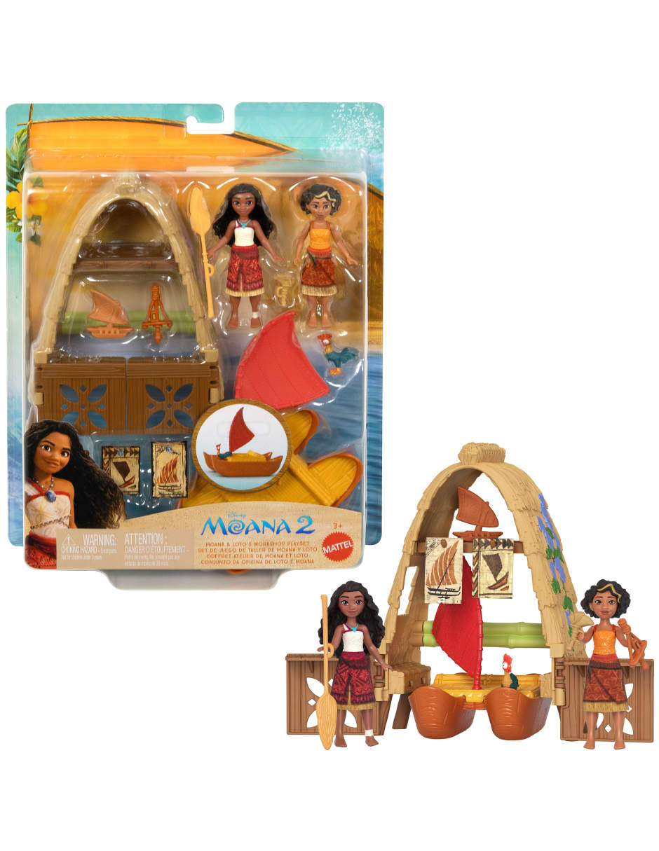Set muñecas Moana 2 Moana y Loto con Accesorios Set muñecas Moana 2 Moana y Loto con Accesorios