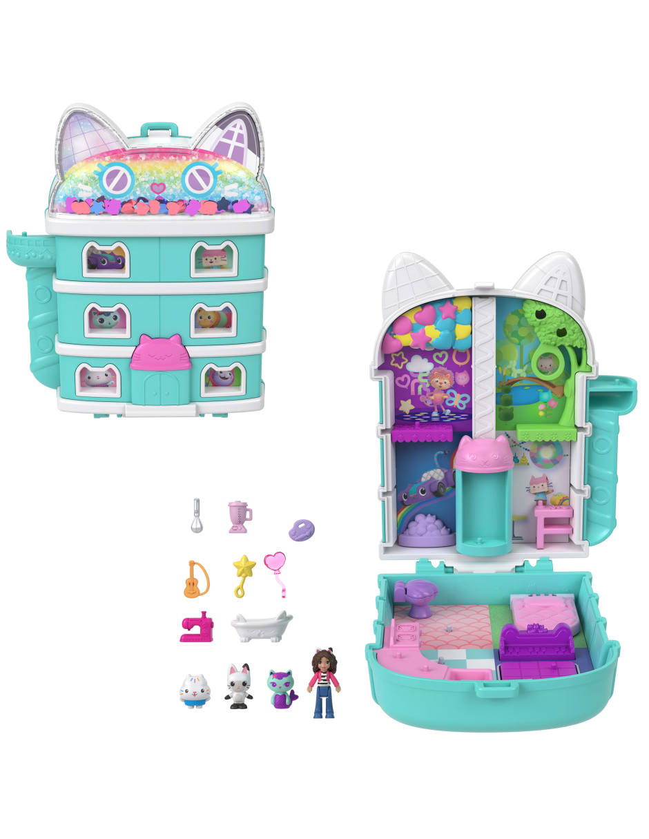 Casa para muñeca Mattel Polly Pocket Compacto Gabby's Dollhouse