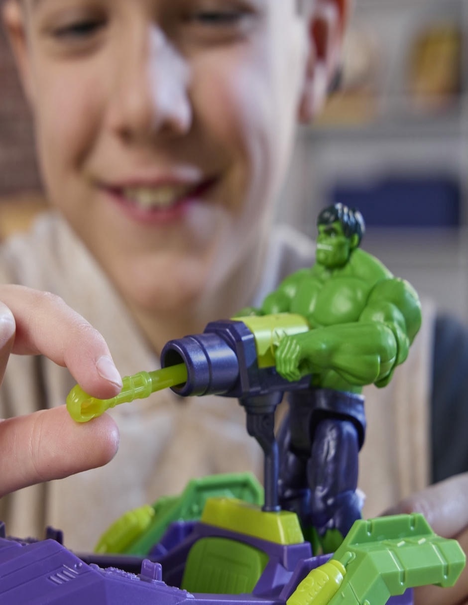Set figuras acción articulada VenomVersus Hulk 9