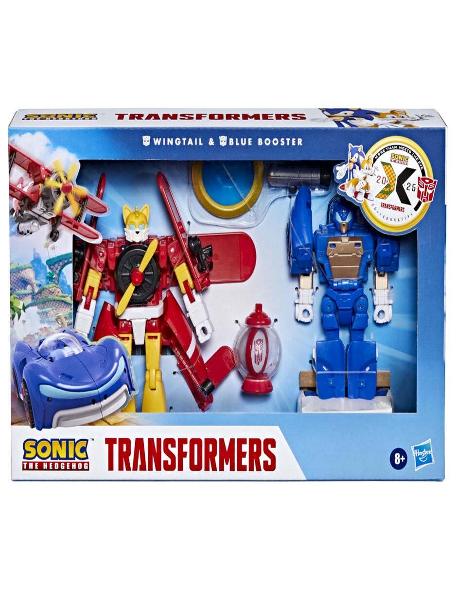 Set figuras acción articulada Sonic Wingtail y Blue Booster especial 2