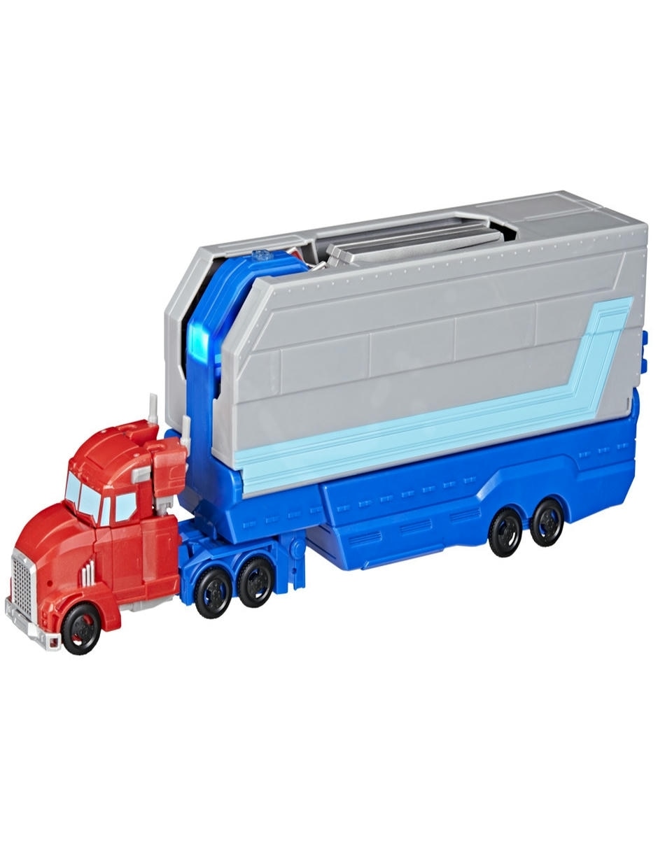 Figura de acción articulada : EarthSpark Optimus Prime Transformers con luz y sonido 2