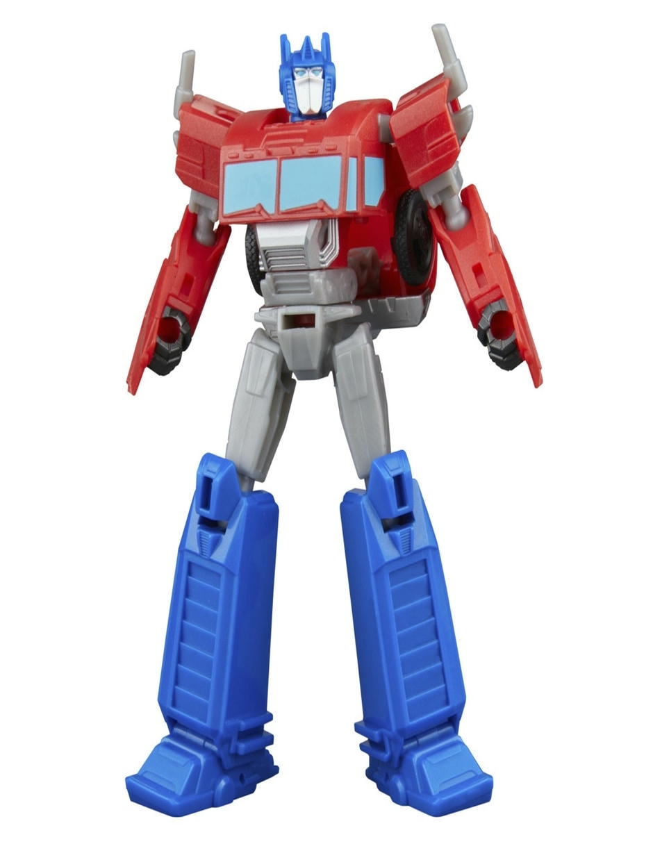 Figura de acción articulada : EarthSpark Optimus Prime Transformers con luz y sonido 6