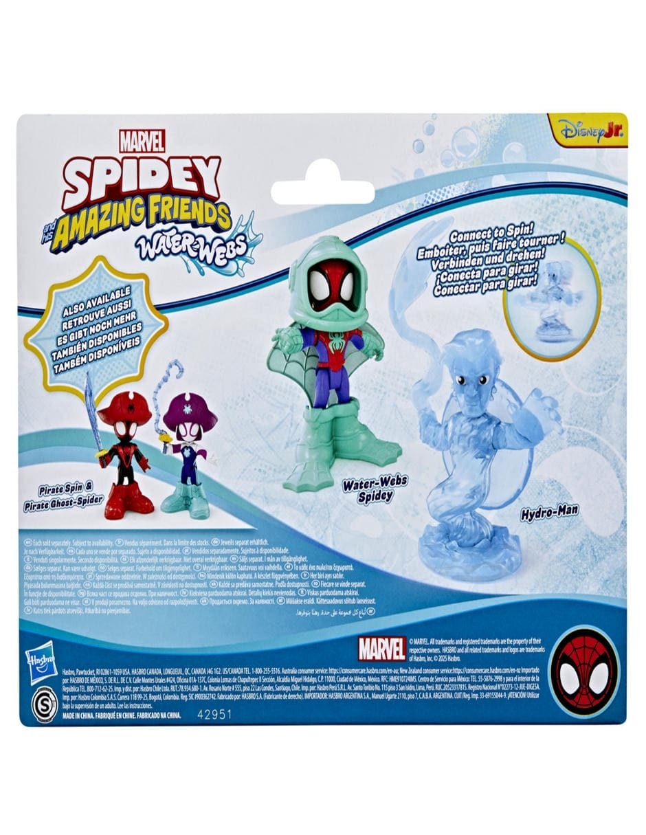 Set figuras acción articulada Spidey and His Amazing Friends Spidey 4
