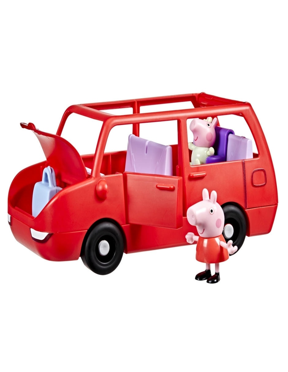 Set figuras de juguete El gran auto de la familia de Peppa