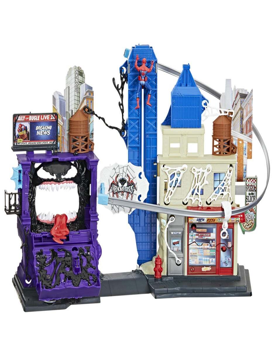 Set figuras acción articulada VenomVersus Ciudad Aráncida! 5