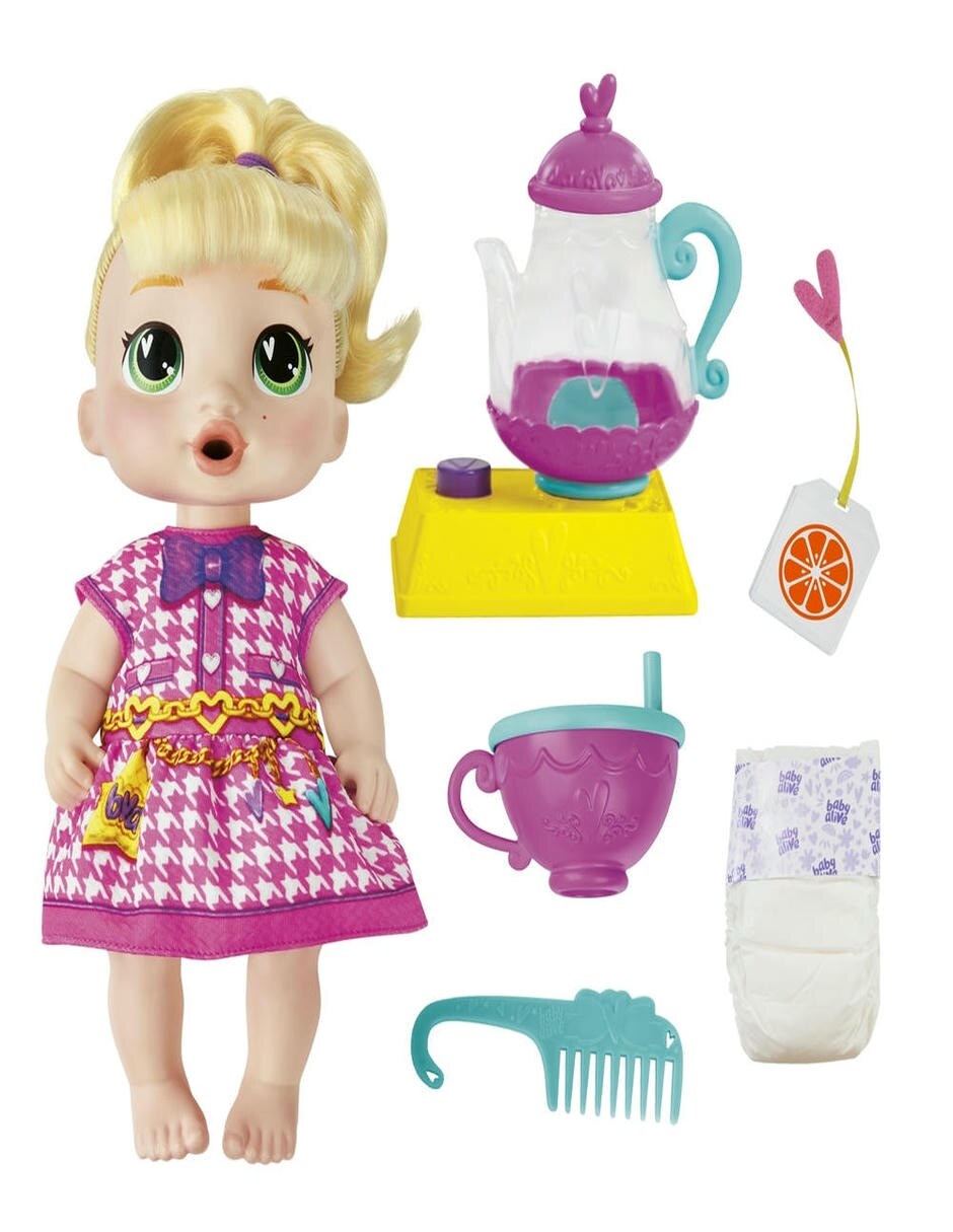 Bebé baby alive Baby Alive Fiesta de té Burbujeante Toys 
