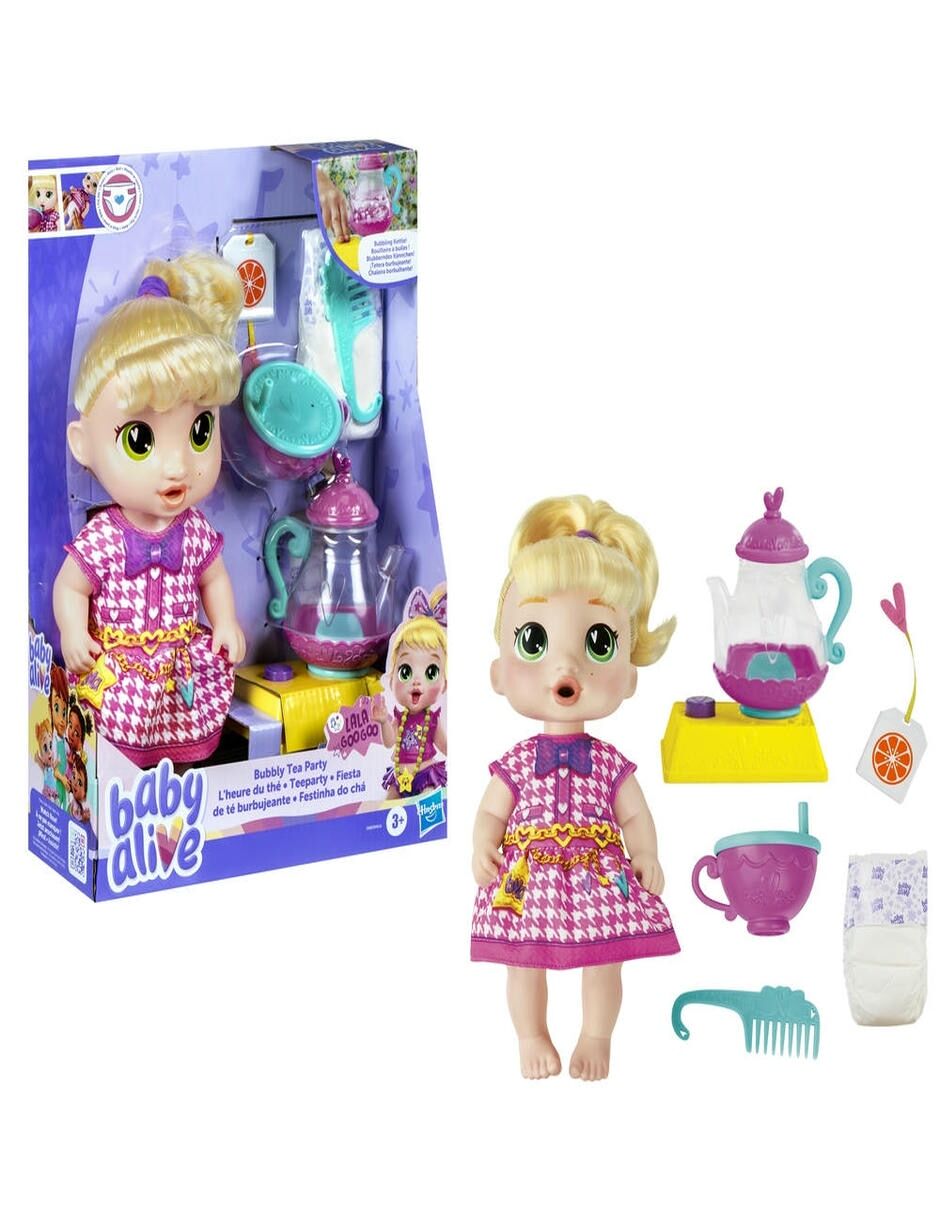 Bebé Baby Alive Fiesta de té Burbujeante 3