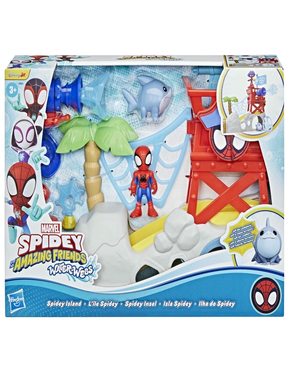 Set figuras de juguete articulada Spidey and His Amazing Friends Isla Spidey especial 2