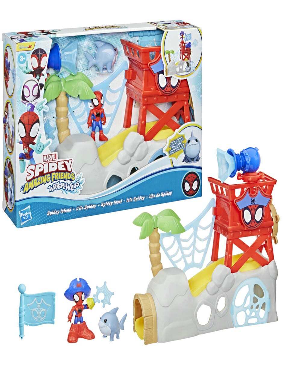 Set figuras de juguete articulada Spidey and His Amazing Friends Isla Spidey especial 3