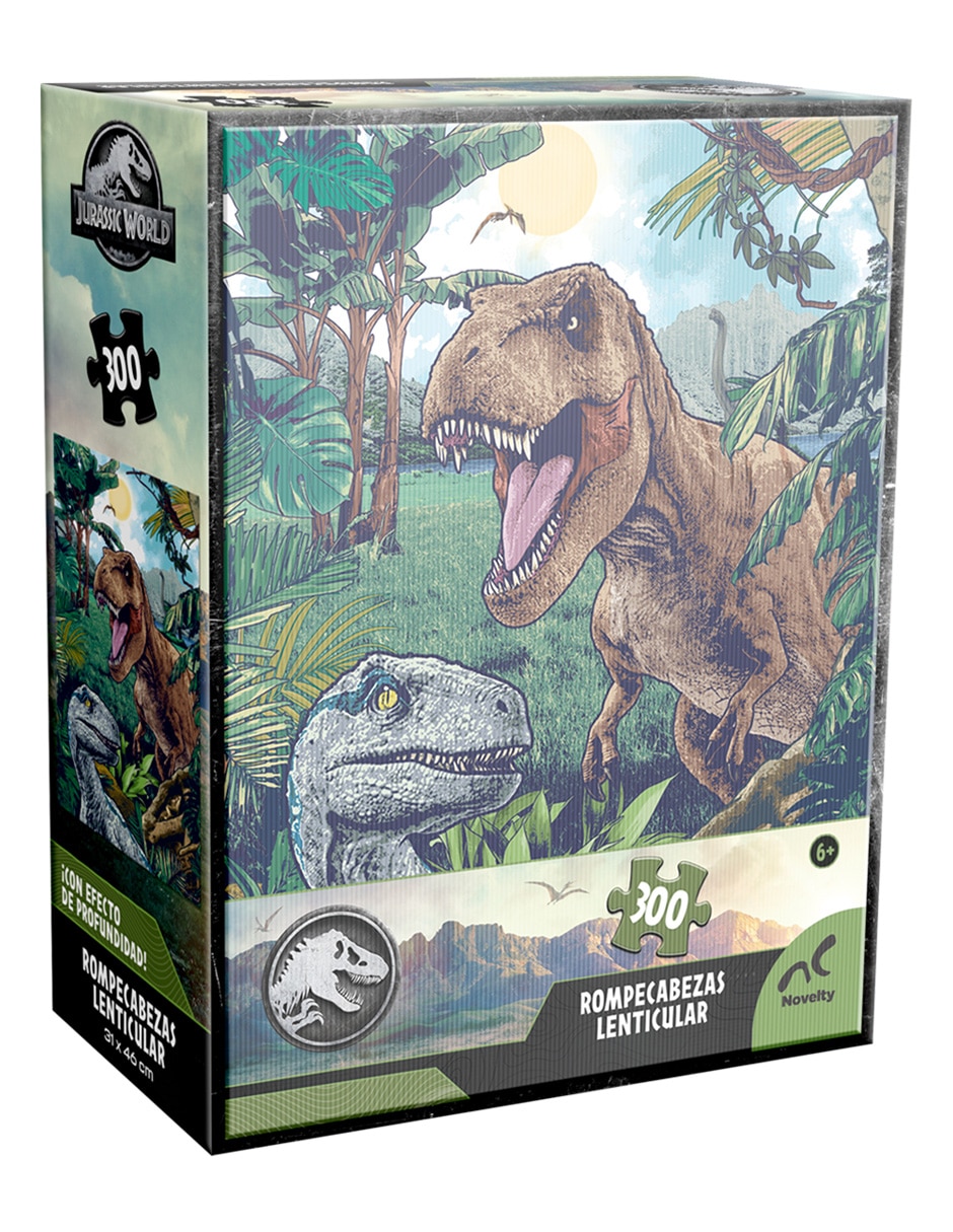 Rompecabezas Jurassic World Lenticular Novelty 300 piezas Toys