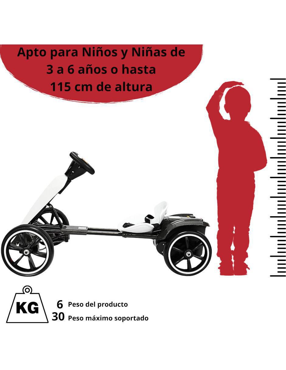 Automóvil montable Go Kart recargable