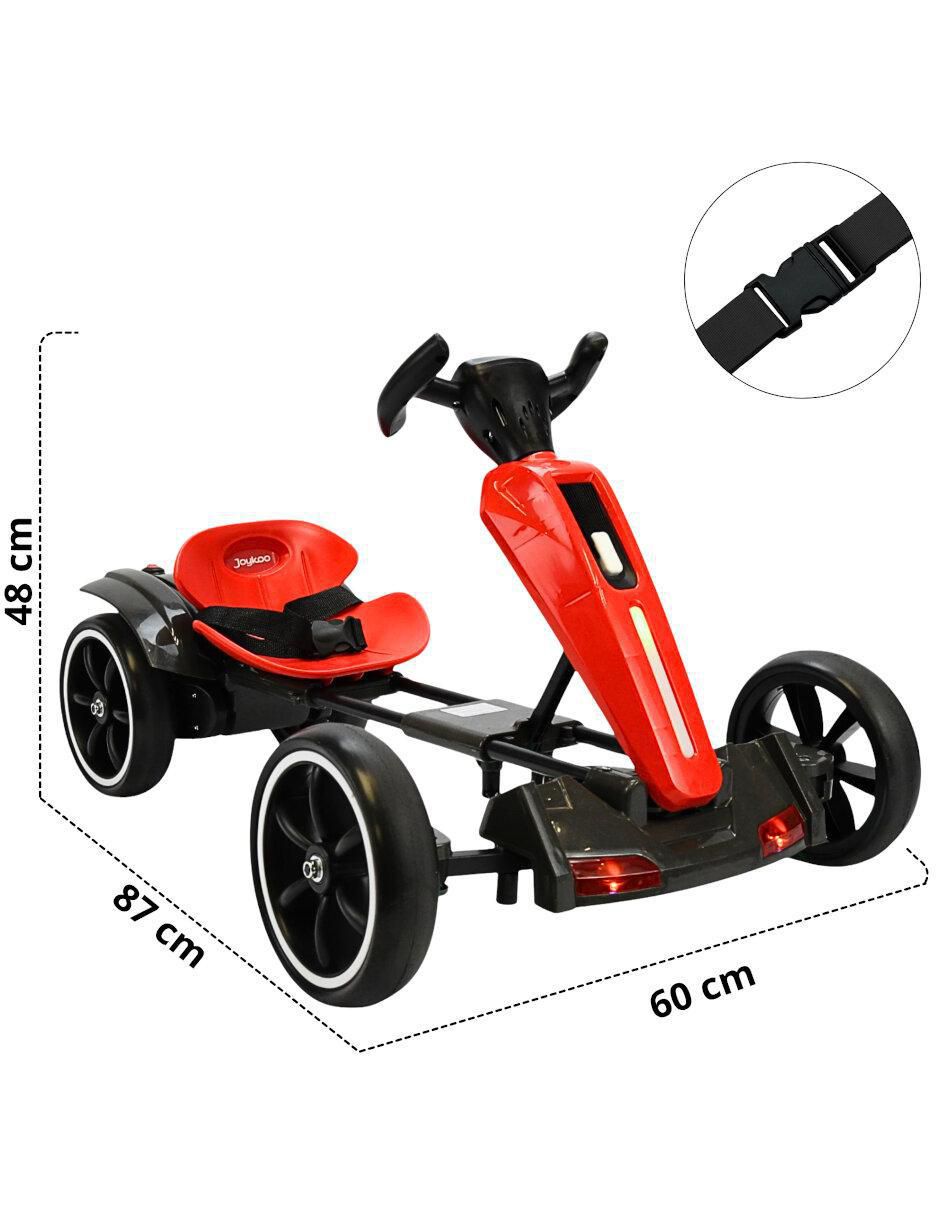Automóvil montable "montable" joykoo go kart "de" recargable