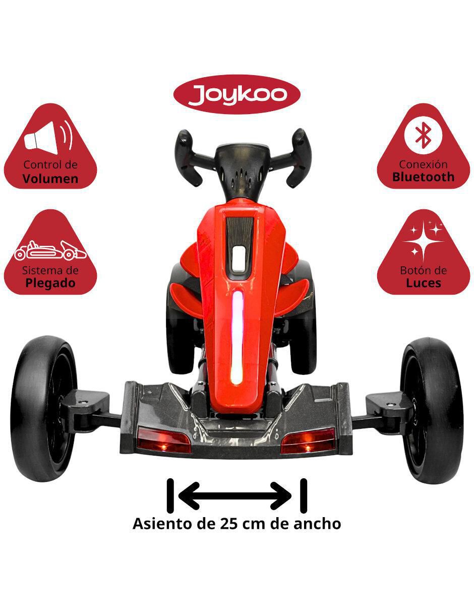 Automóvil montable "montable" joykoo go kart "de" recargable