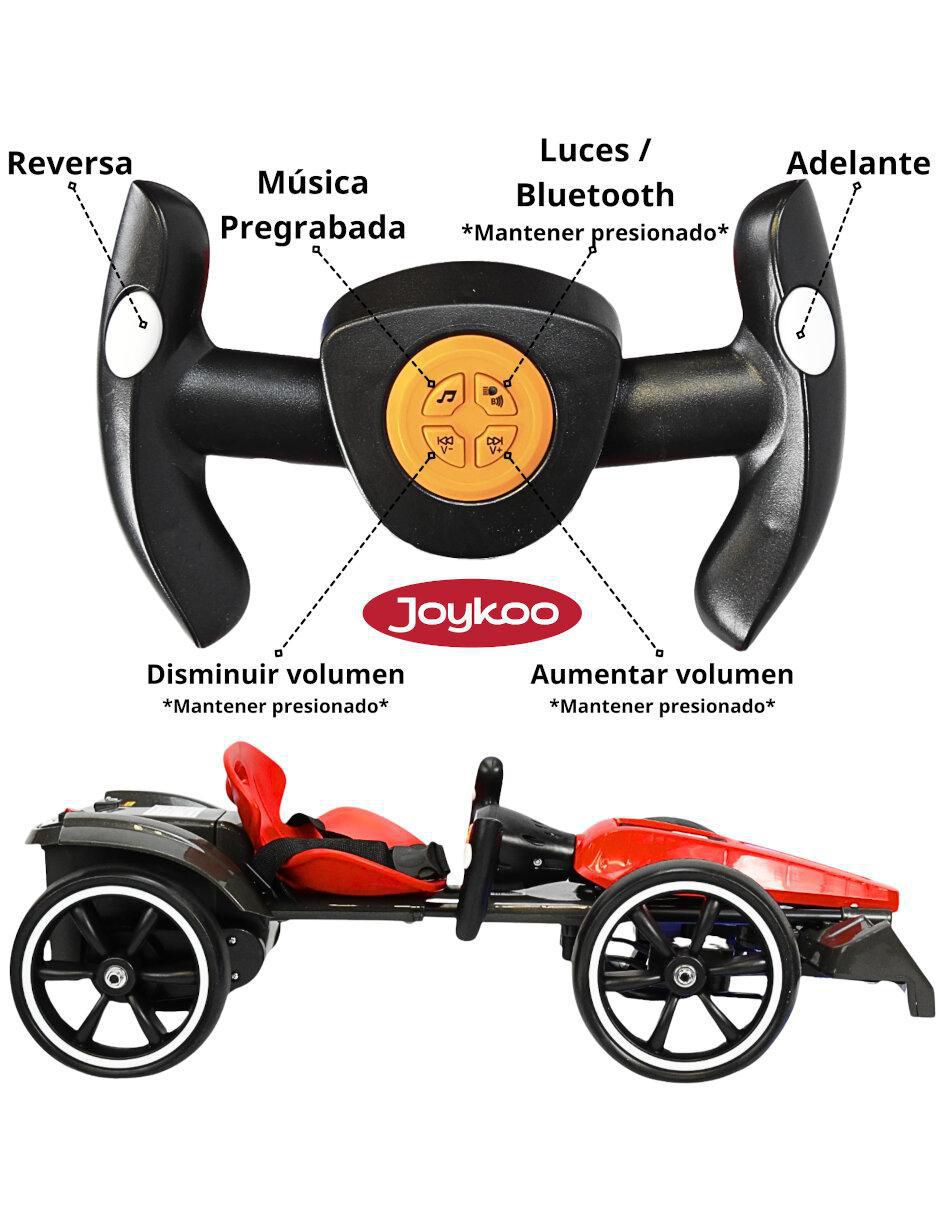 Automóvil montable "montable" joykoo go kart "de" recargable