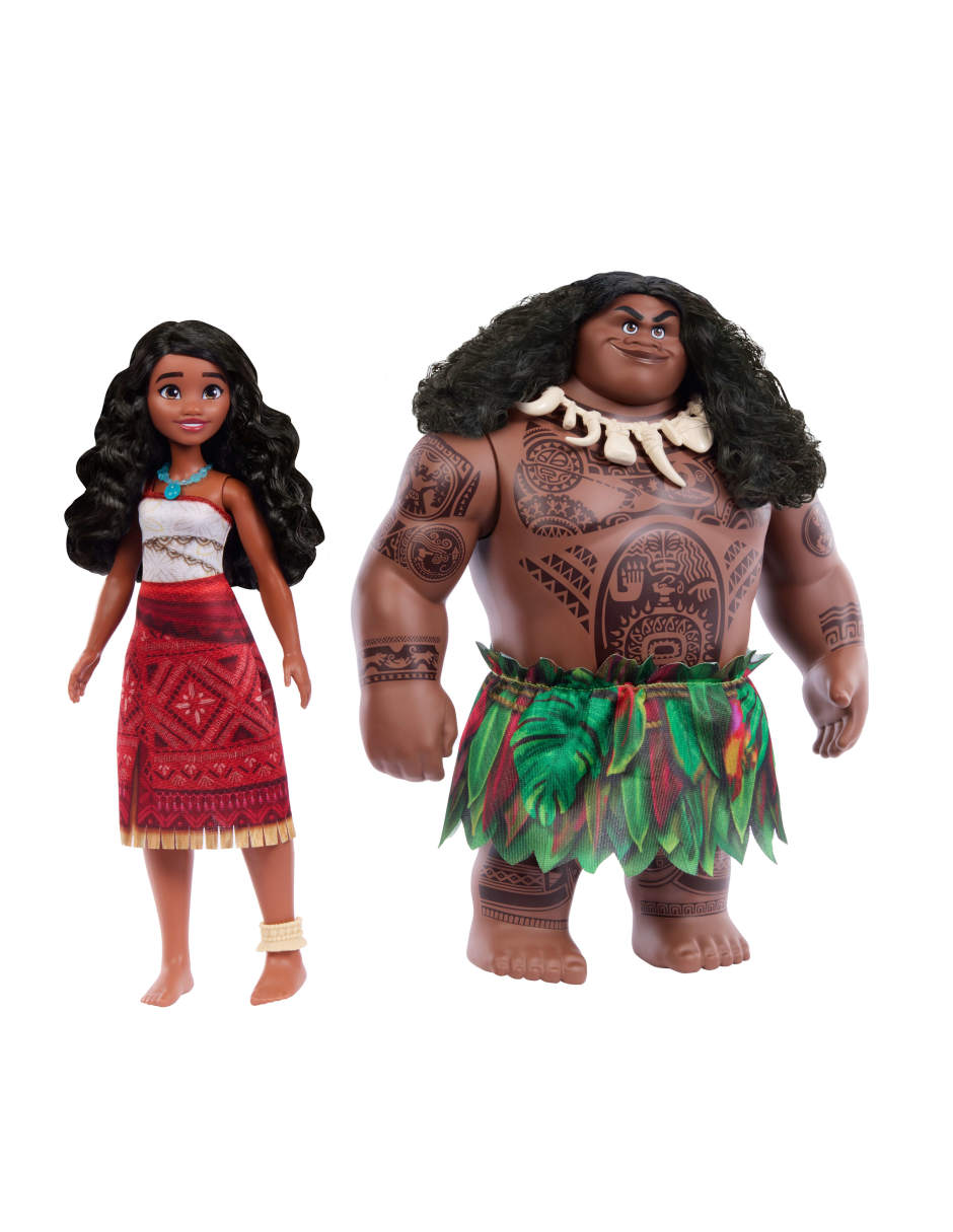 Set muñecas Moana 2 Moana y Maui 7