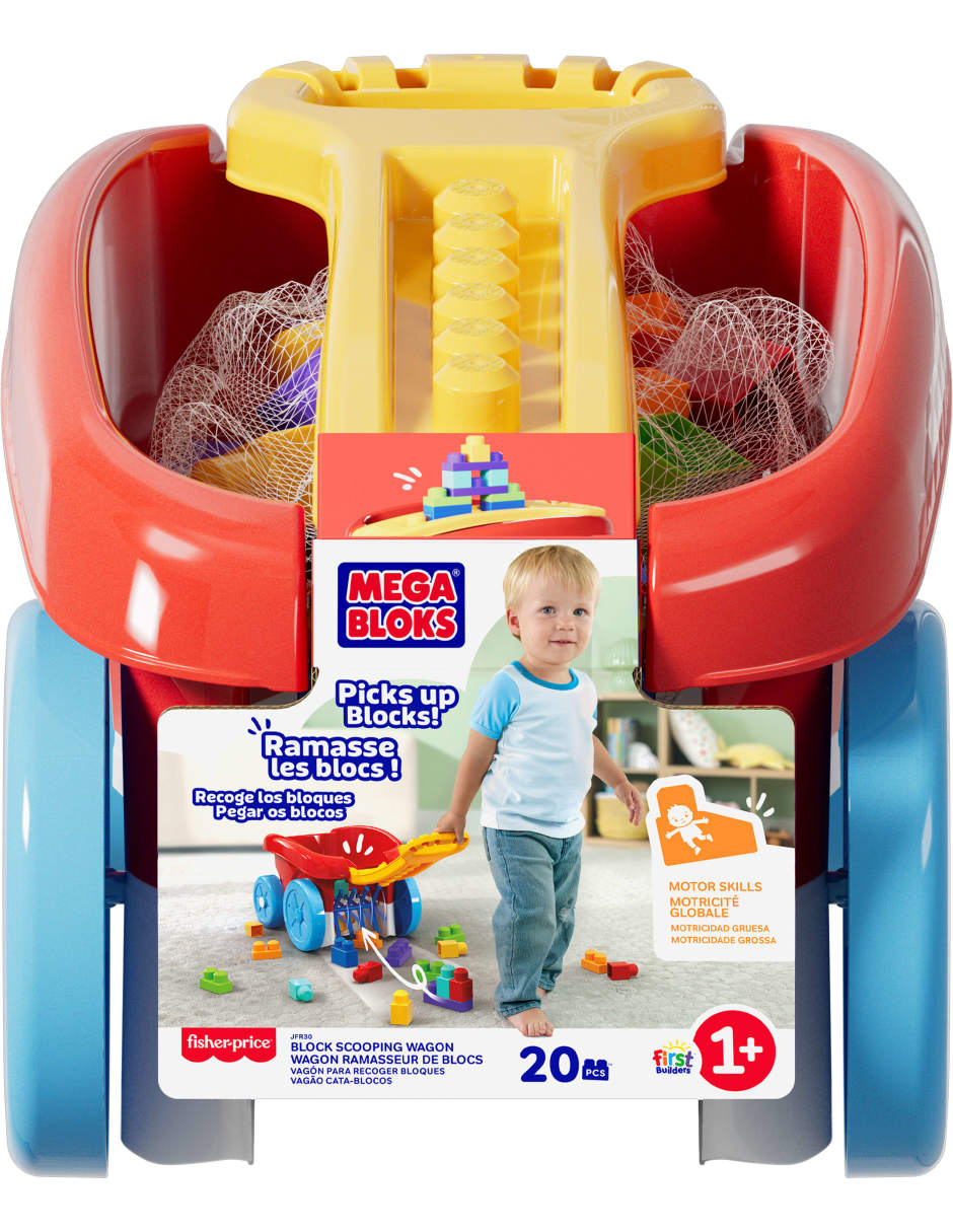 Fisher Price: First Builder Vagón Recoge Bloques JFR30 5