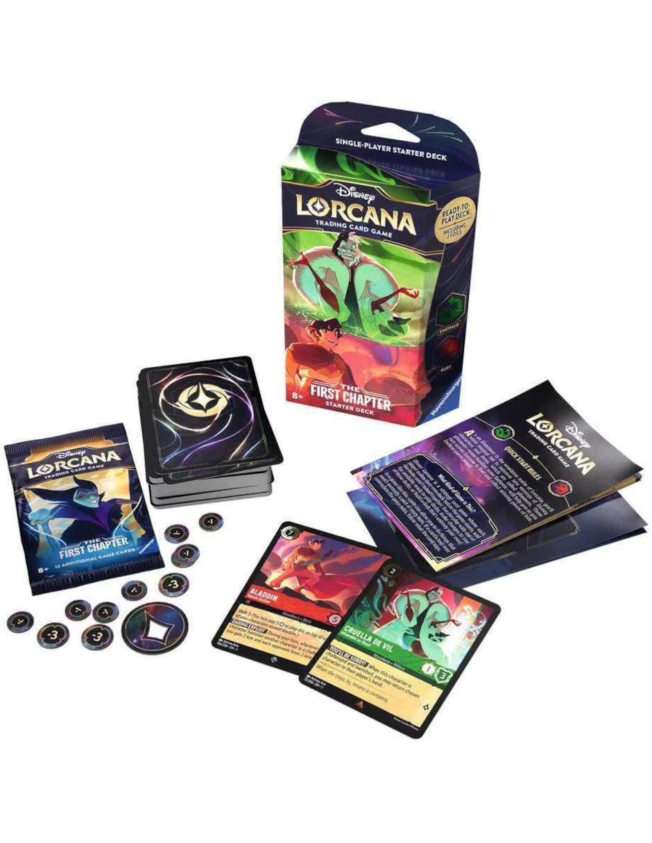 Lorcana the first chapter starter deck en ingles Cruella de Vil Lorcana