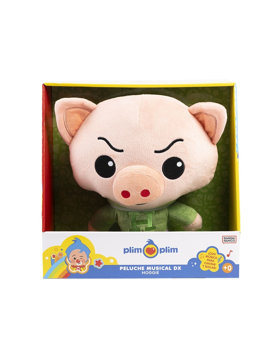 Peluche de 0-0-0 cerdo Bandai Plim Plim de 28 cm Toys 