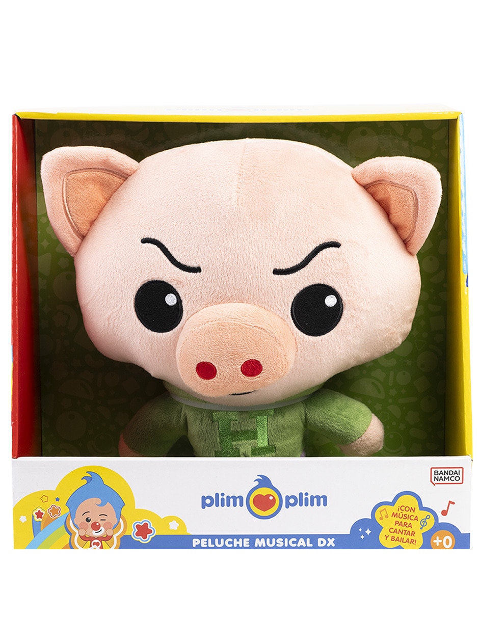 Peluche de 0-0-0 cerdo Plim Plim de 28 cm 3