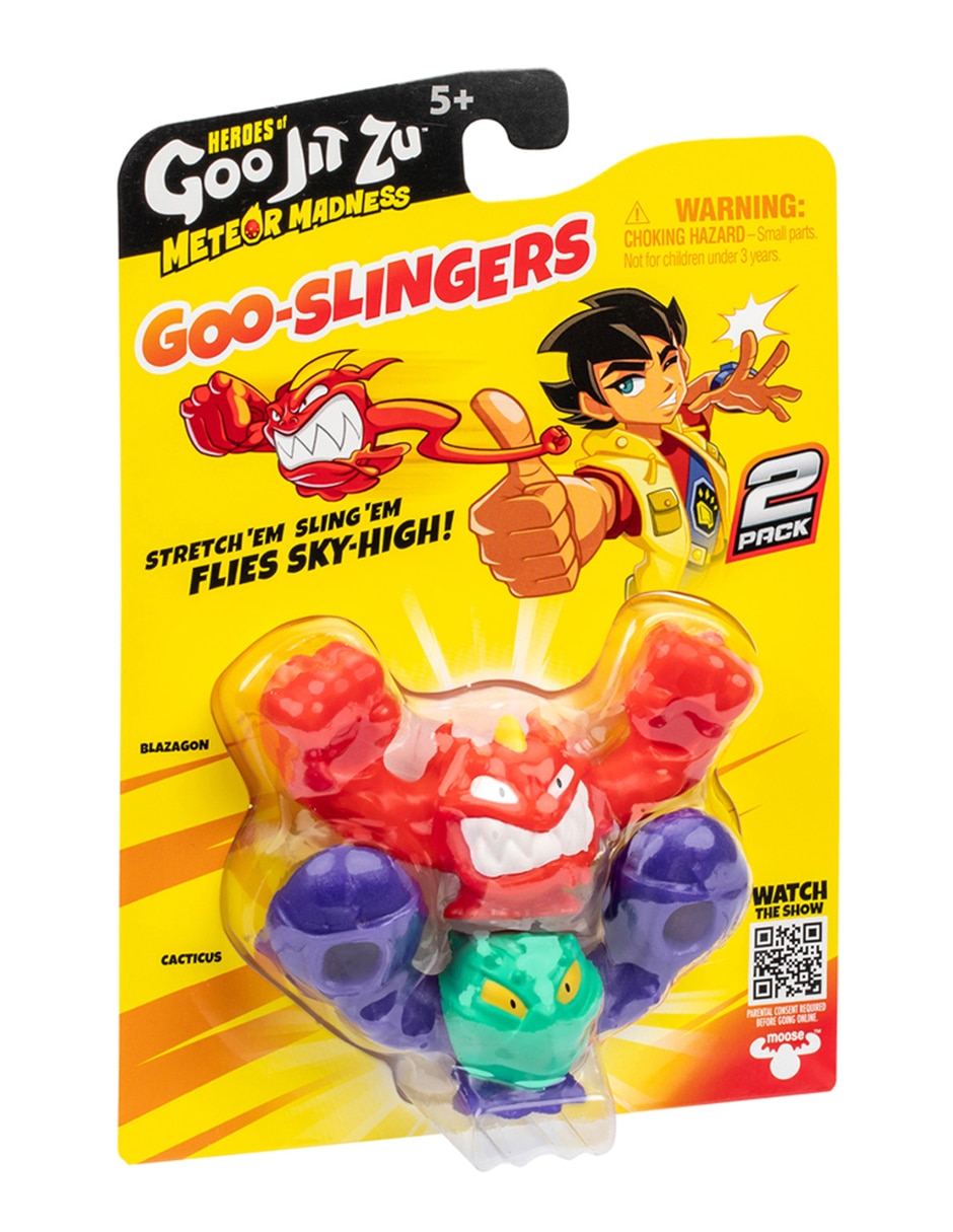 Figura de acción Heroes of Goo Jit Zu Blazagon especial elástico 2
