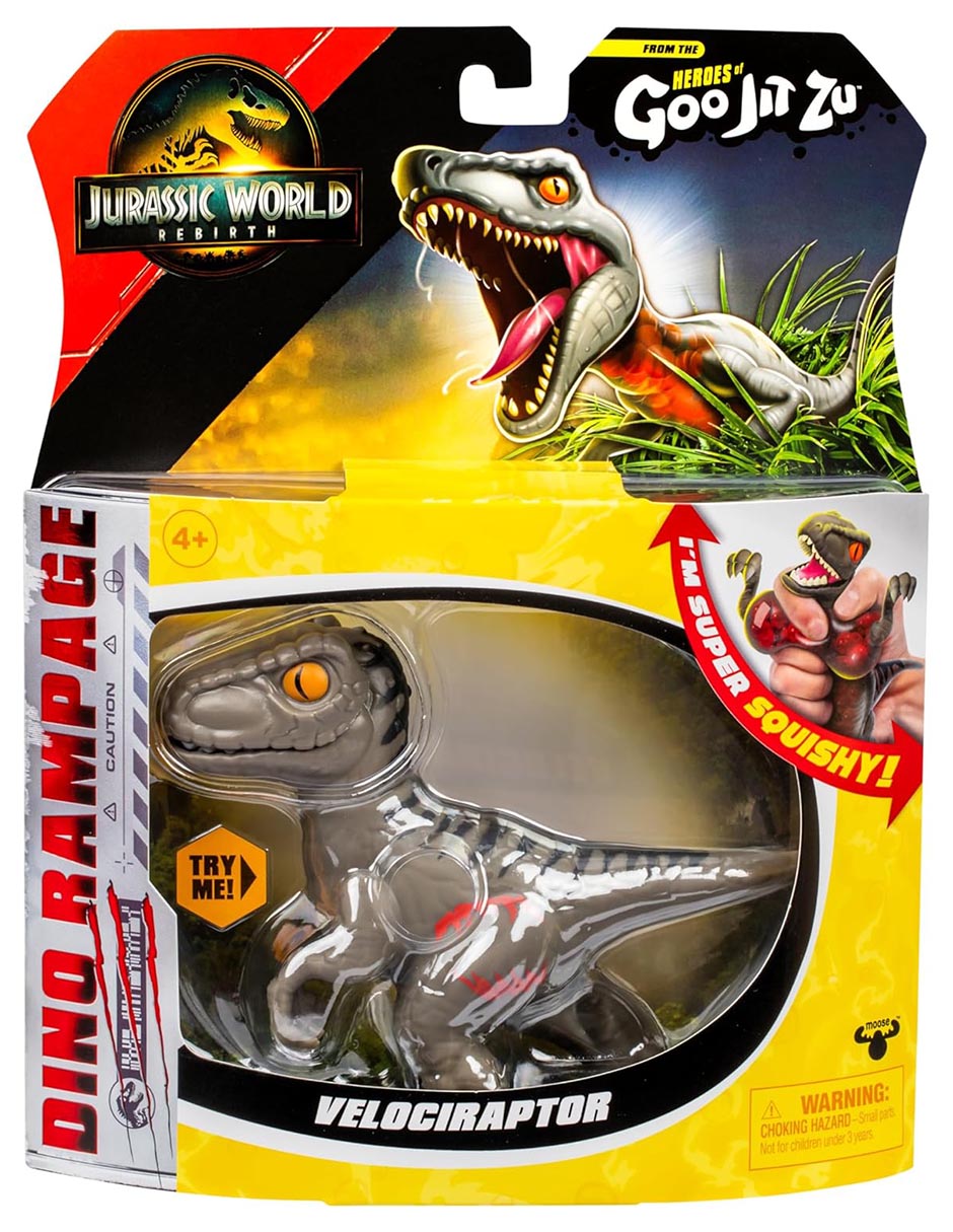Figura de acción articulada Goo Jit Zu Jurassic World edición especial elástico 4