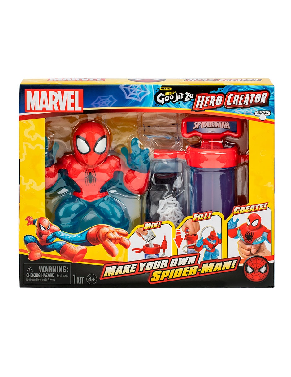 Figura de acción Goo Jit Zu Spider-Man especial elástico