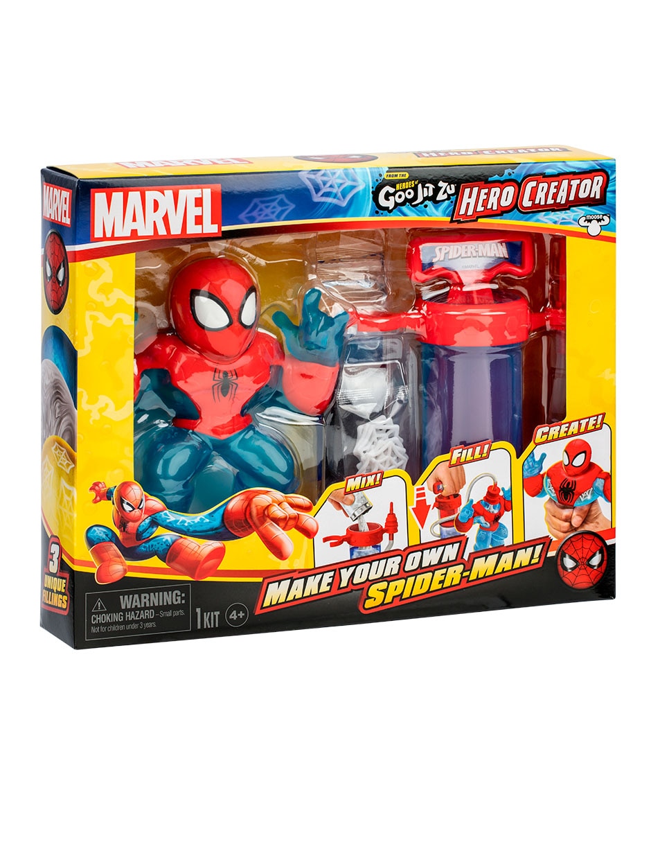 Figura de acción Goo Jit Zu Spider-Man especial elástico 3