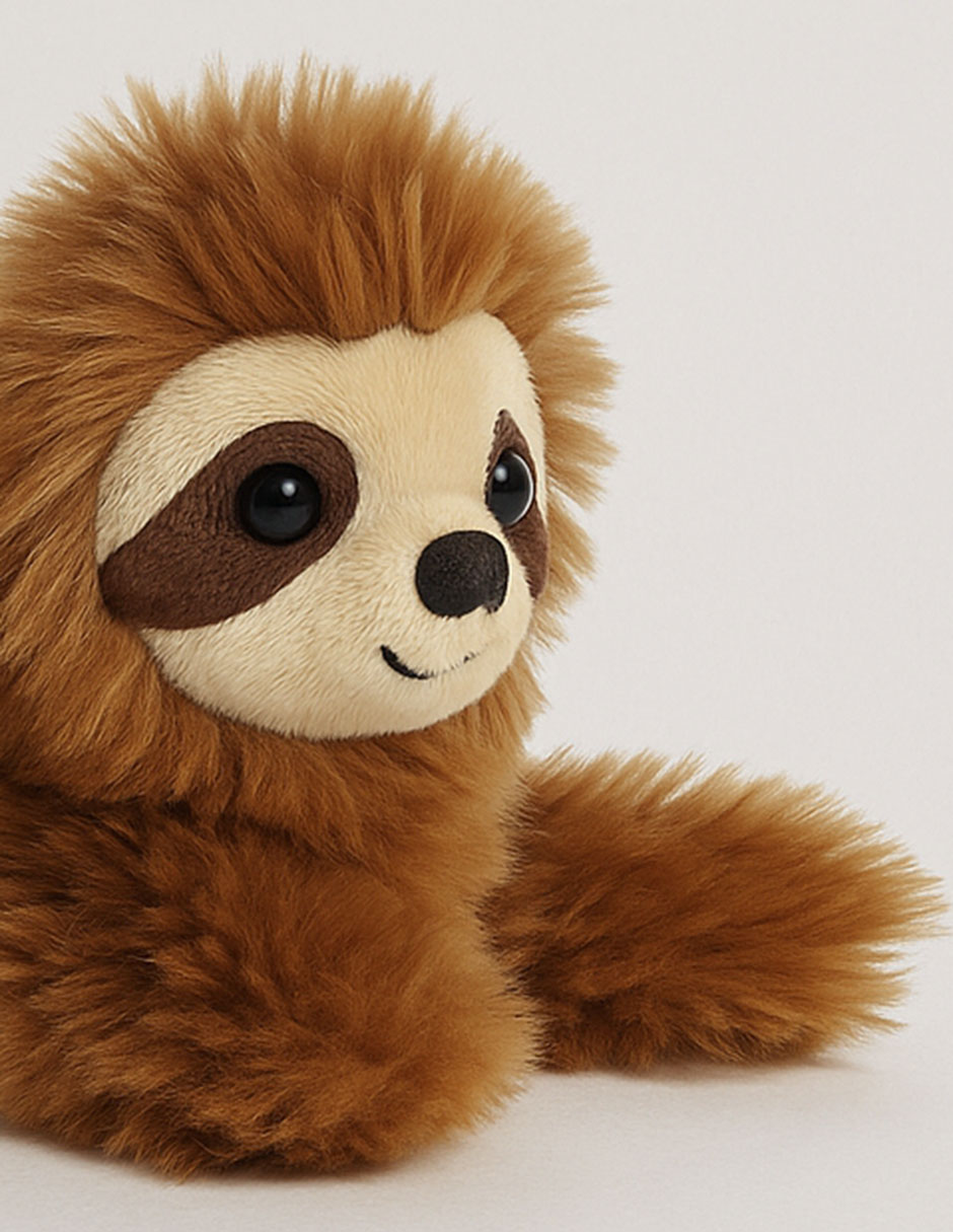 Peluche de perezoso de 14 cm 2