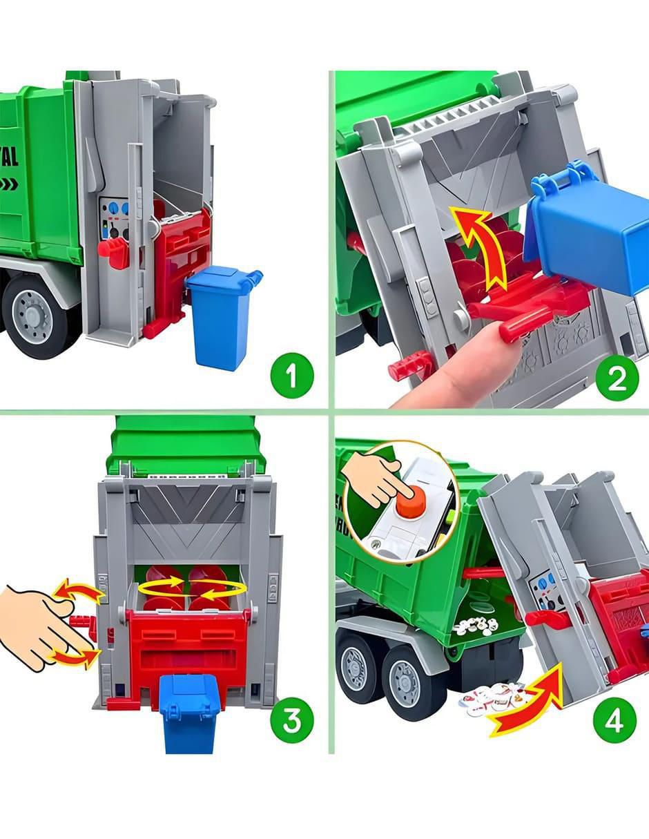 Camión de basura juguete camion 5