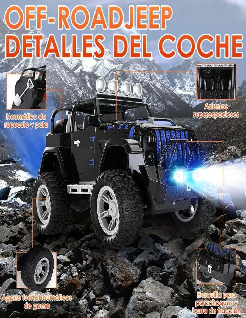 Vehículo de control remoto Jeep 3