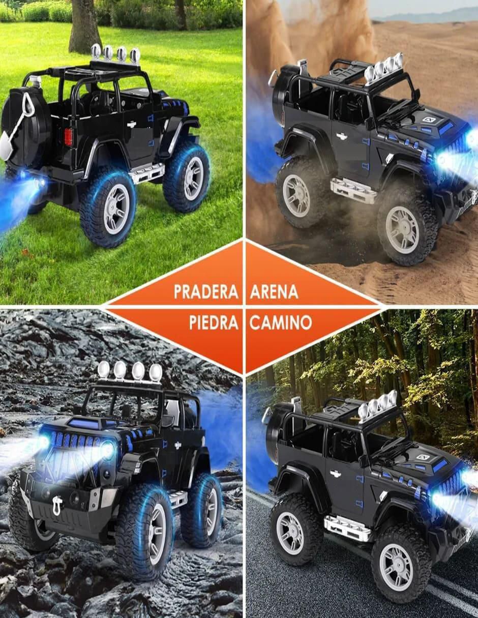 Vehículo de control remoto Jeep 4