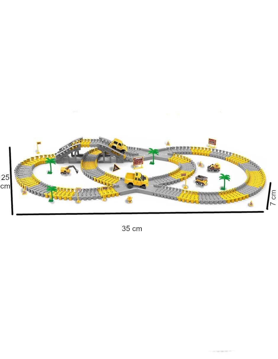 Set de extensión para pista pista armable para vehículos 5