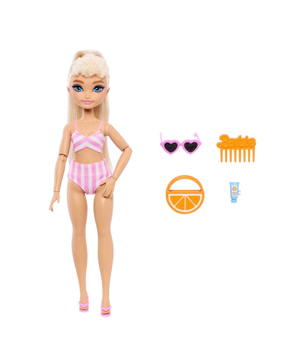 Muñeca clasica Barbie Malibú de playa Toys 