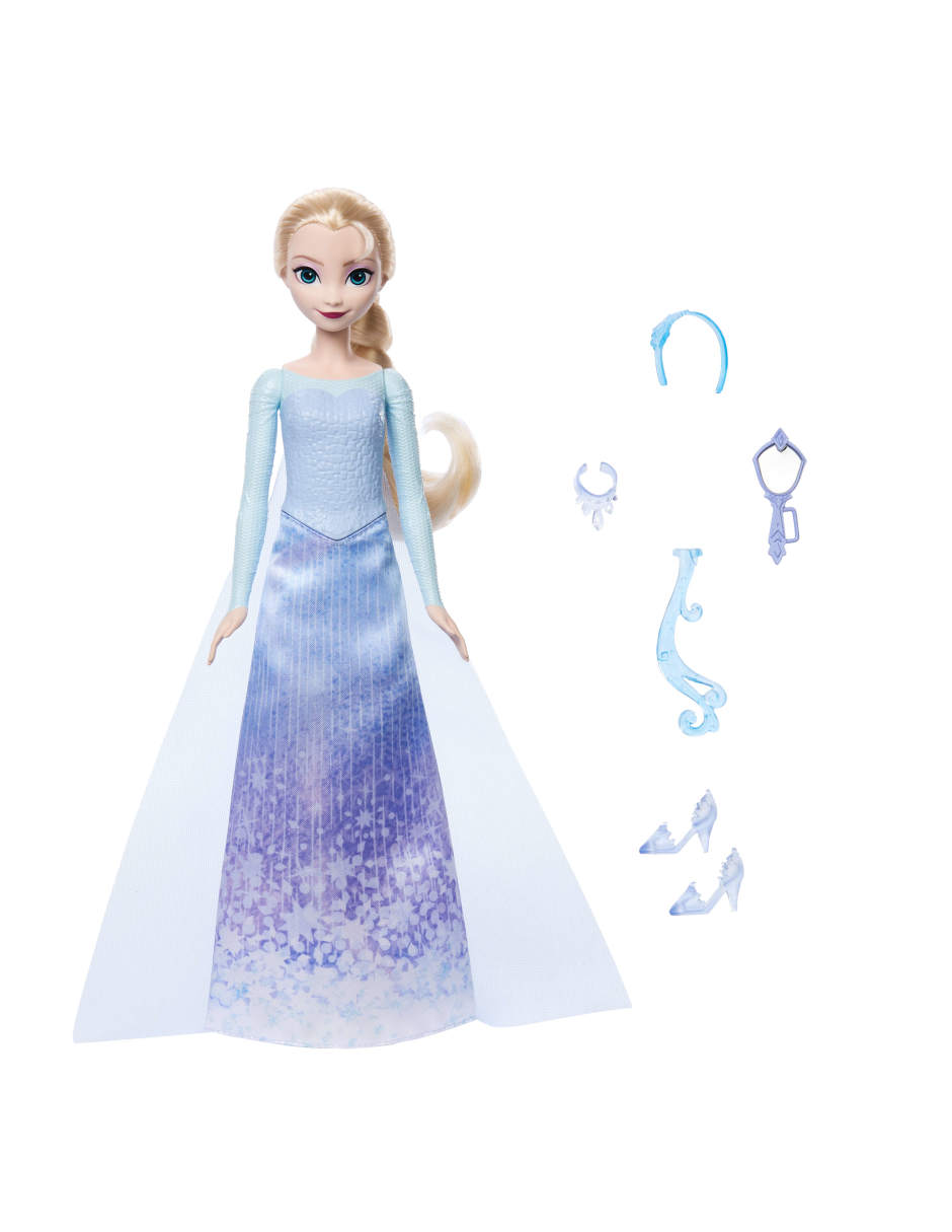 Muñeca clasica Disney: Frozen Spin And Reveal Elsa 1