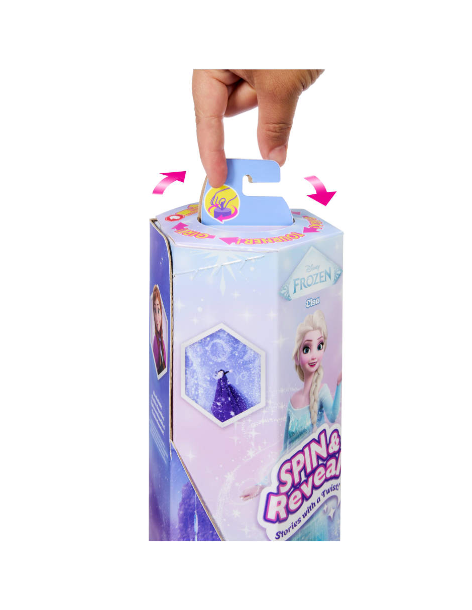 Muñeca clasica Disney: Frozen Spin And Reveal Elsa