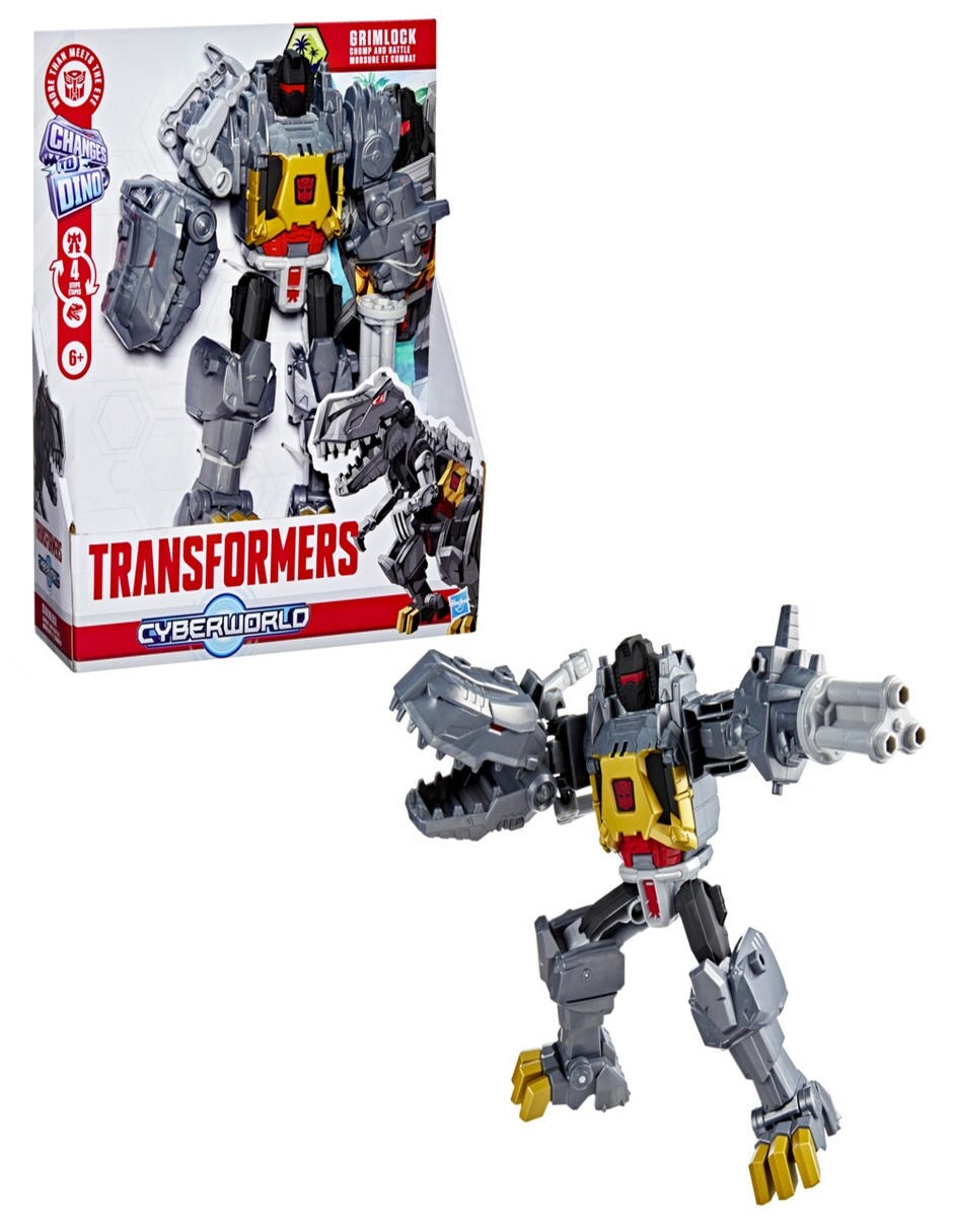 Figura de acción articulada Transfomers Cyberworld Grimlock 4