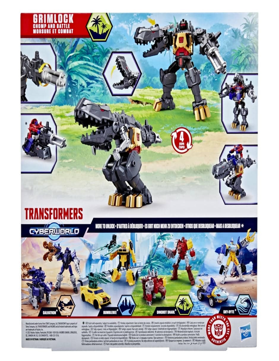 Figura de acción articulada Transfomers Cyberworld Grimlock 5