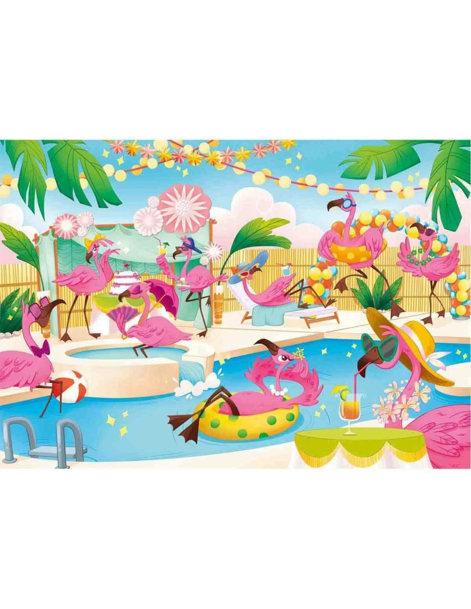Rompecabezas Flamingos 104 piezas 2