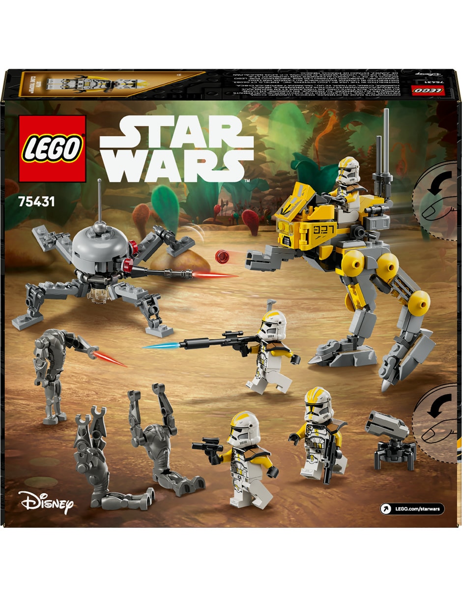 Lego Pack de Combate: Clon Troopers del 327 Cuerpo Estelar 75431 Star Wars 6