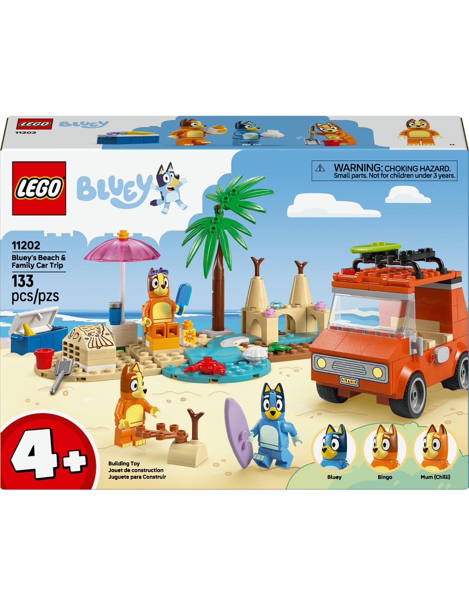Lego Excursión Familiar a la Playa de Bluey 11202 Duplo 2