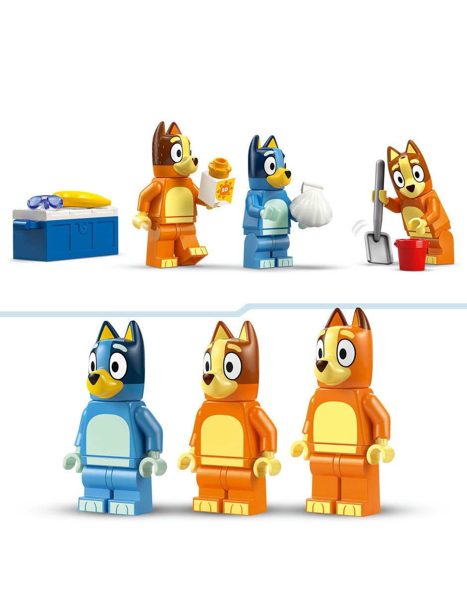 Lego Excursión Familiar a la Playa de Bluey 11202 Duplo 5