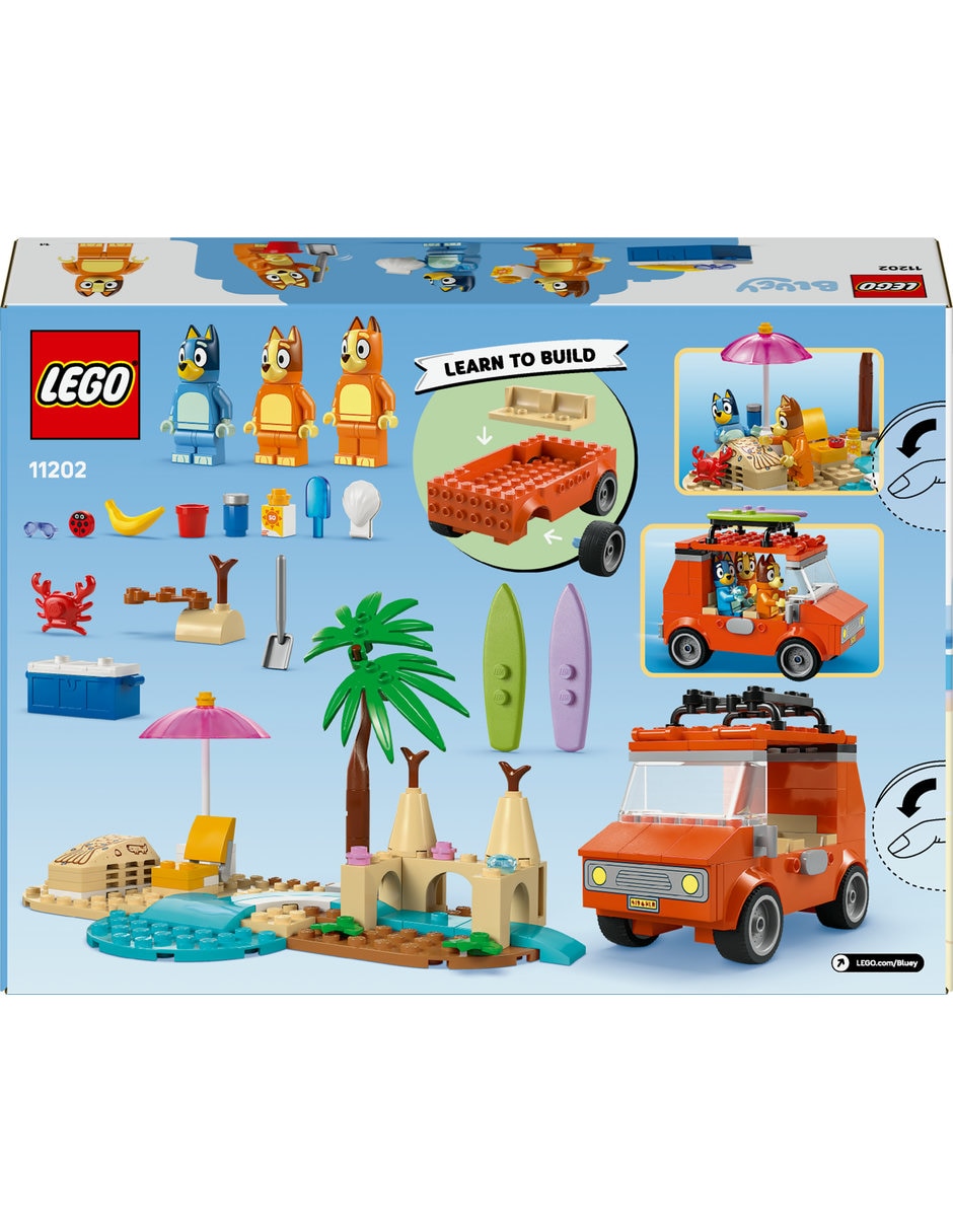 Lego Excursión Familiar a la Playa de Bluey 11202 Duplo 6