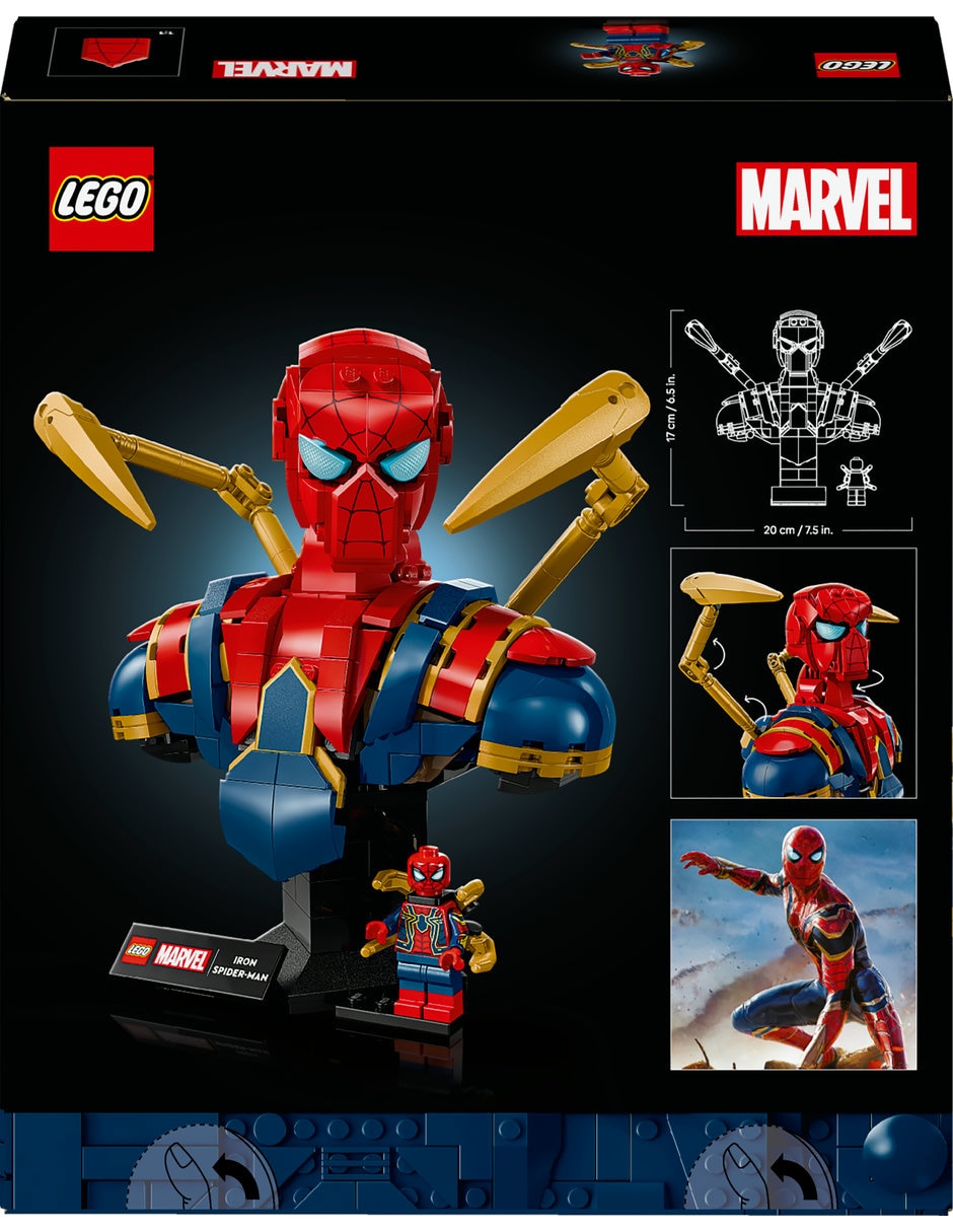 Lego Busto de Iron Spiderman 76326 Lego Super Heroes 6
