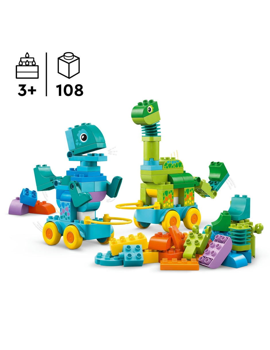 Lego Dinosaurios Sobre Ruedas 3en1 10451 Duplo 4