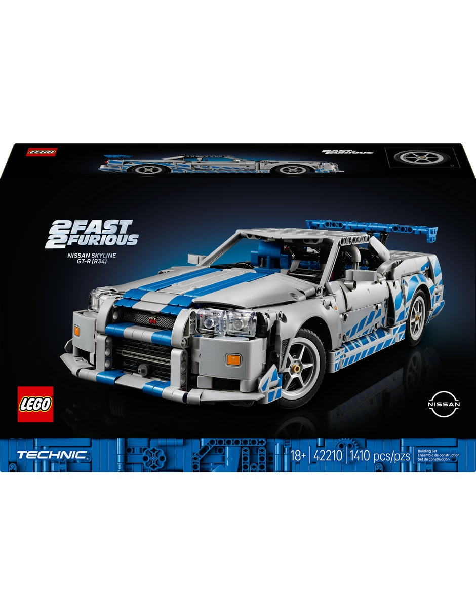 Lego Auto Nissan Skyline Gtr (R34) de Más Rápido, Más Furioso 42210 Technic 2