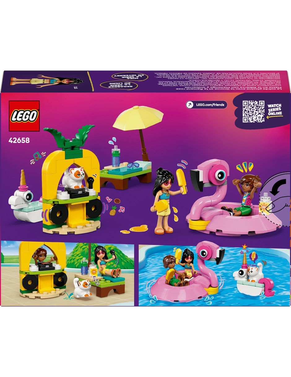 Lego Fiesta en la Alberca con Flamingo y Unicornio 42658 Lego Friends 6